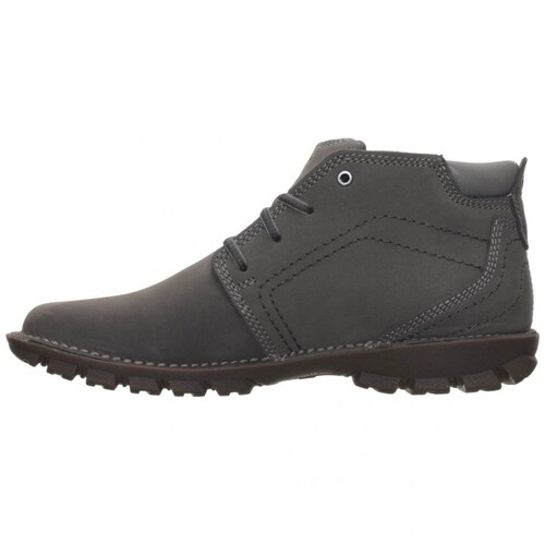 Bota Piel Gris Caterpillar para Hombre