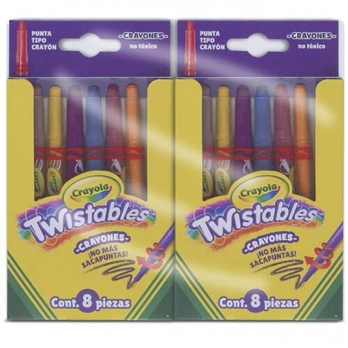 8 Crayones Twistables Two Pack Crayola