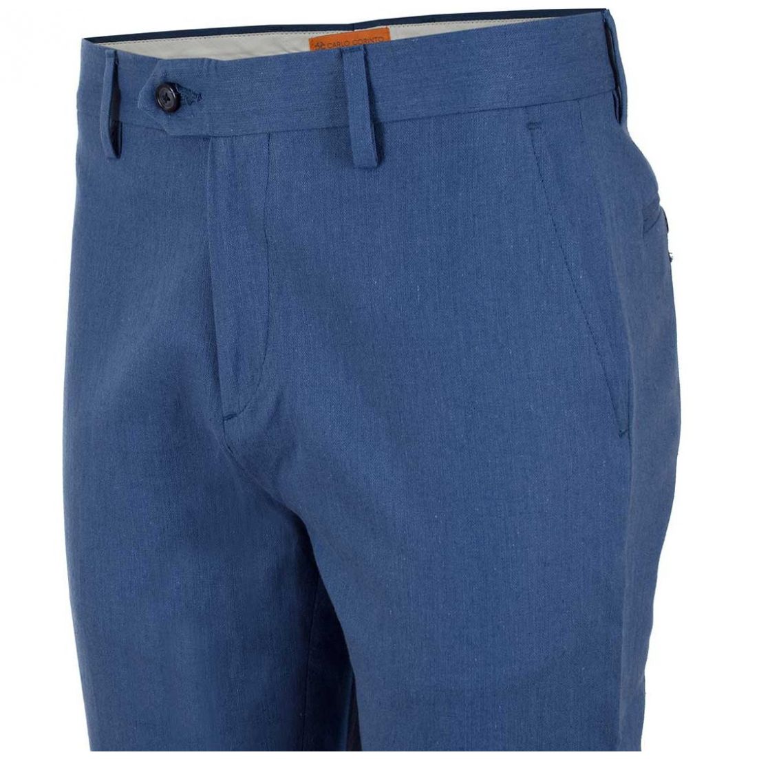 Pantalón de Vestir Lino Carlo Corinto para Caballero Modelo Pvccl-01Az21