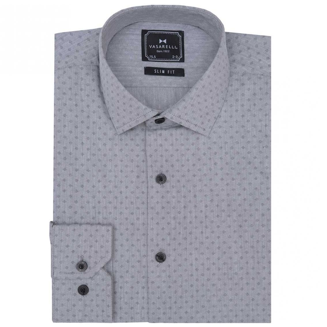 Camisa vasarelli slim fit para caballero modelo bs1902a - Sears