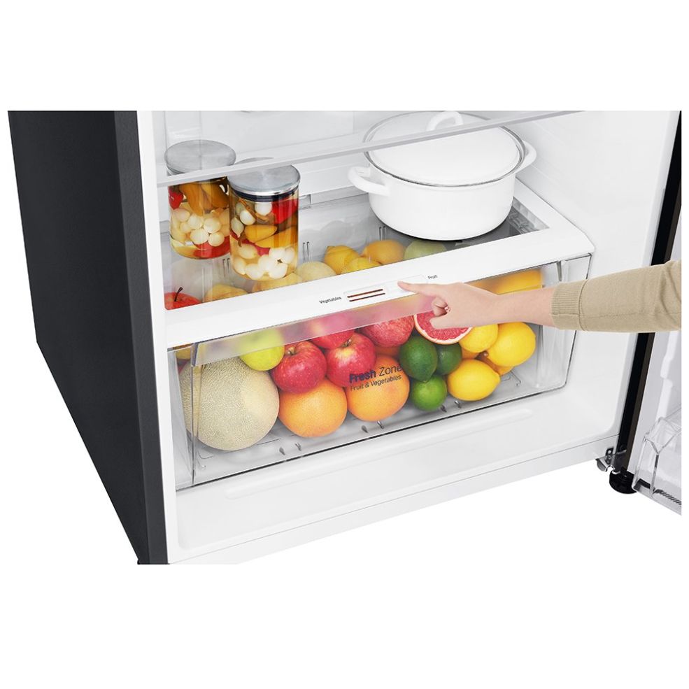 Refrigerador LG Top Mount Linear Inverter con Smart Thinq Wifi 16 Pies³ - Negro - Lt44Agd