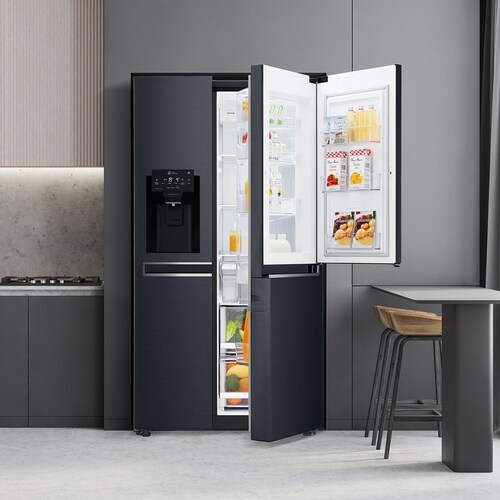Refrigerador LG Duplex Door-In-Door Linear Inverter 22 Pies³ - Negro Mate - Ls65Sdt
