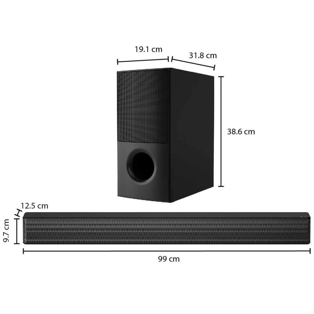 Barra de Sonido Snh5 Negra LG