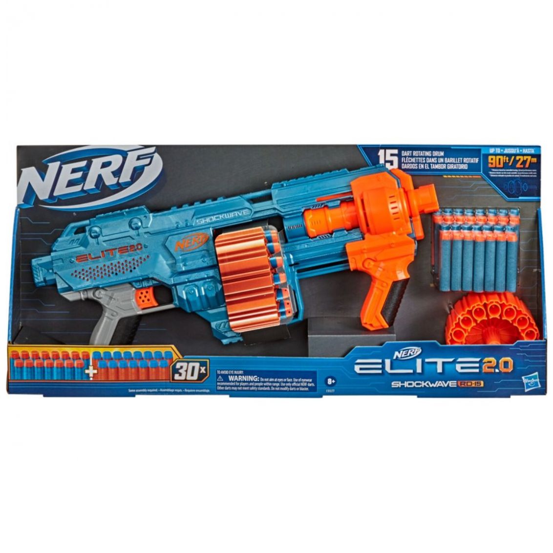 Lanzador Nerf Elite Shockwave Rd-15