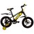 Bicicleta para Niño Negra con Amarillo Bitten Aspas R16 