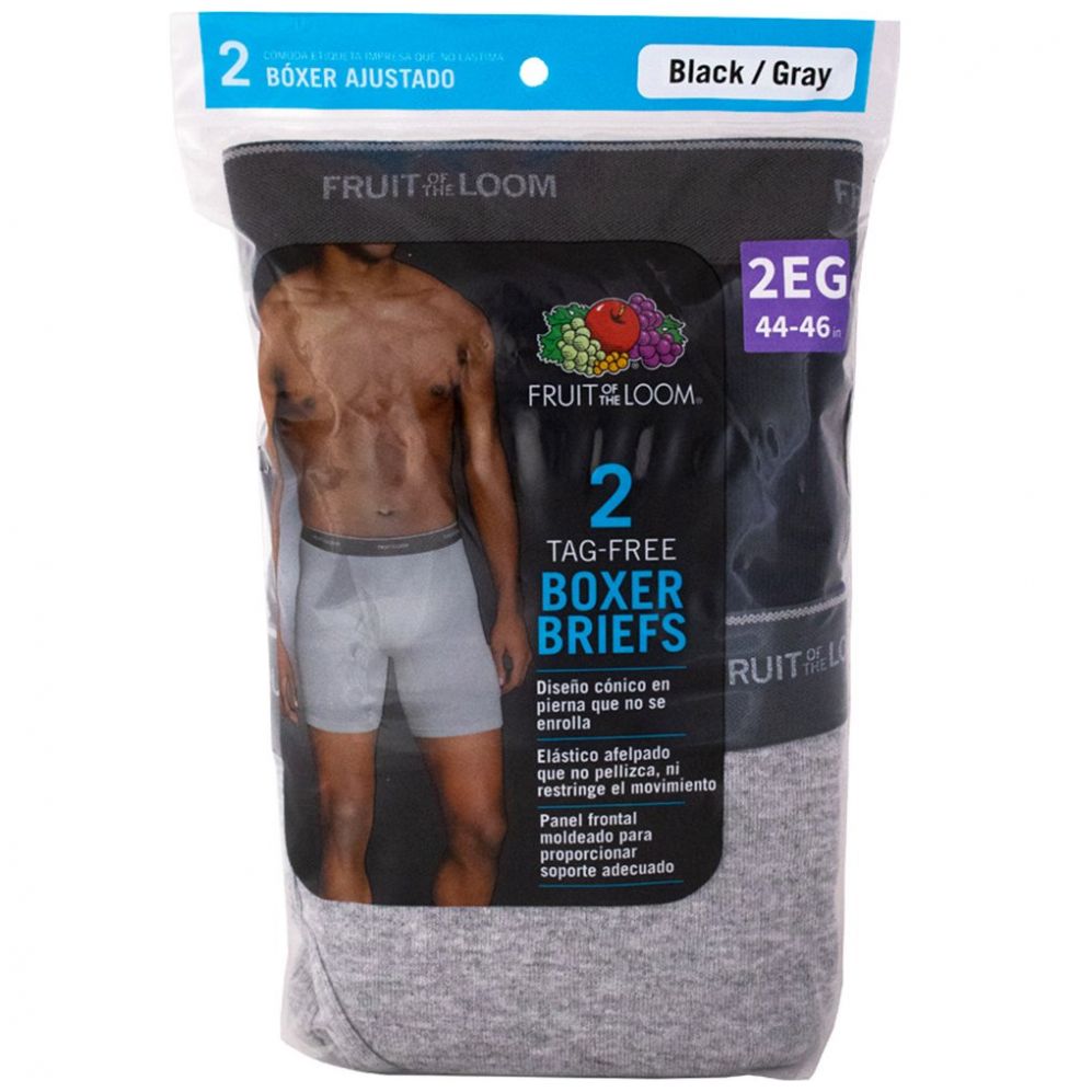 B xer Ajustado 2Pack Fruit Of The Loom para Hombre