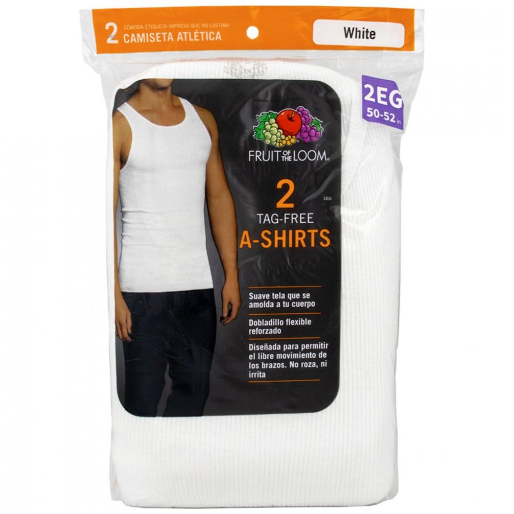 Camiseta Atletica 2 Pack Fruit Of The Loom para Hombre