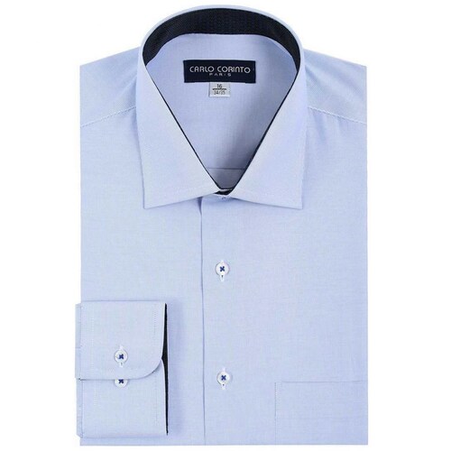 Camisa Tradicional Carlo Corinto para Caballero Modelo Secf 0421 Sa