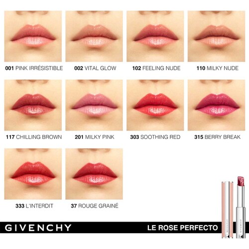 Givenchy Rose Perfecto, B&aacute;lsamo Labial   N201