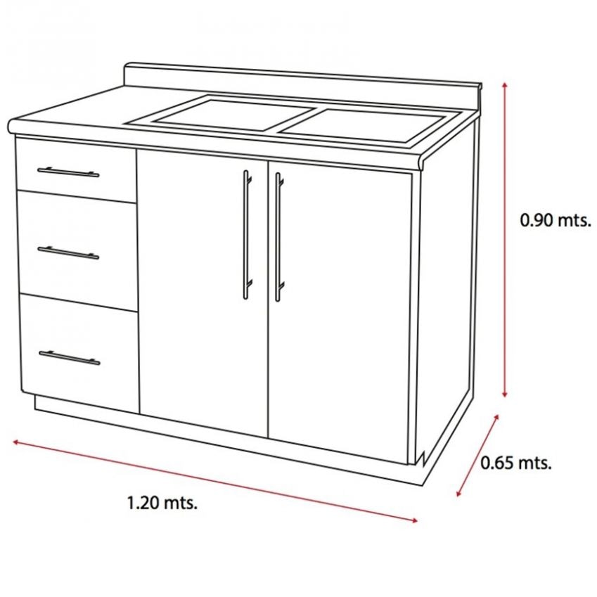 Modulo con Tina 120 Cm Polonia New Challenge