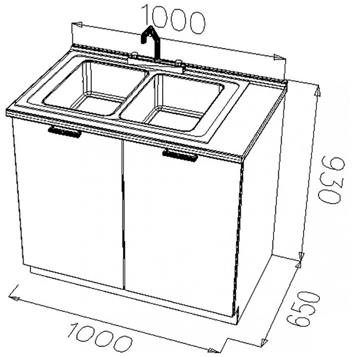 Gabinete 100 agata - Sears