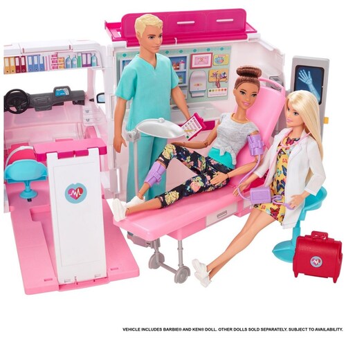 Barbie Hospital M&oacute;vil Doctor Y Enermera