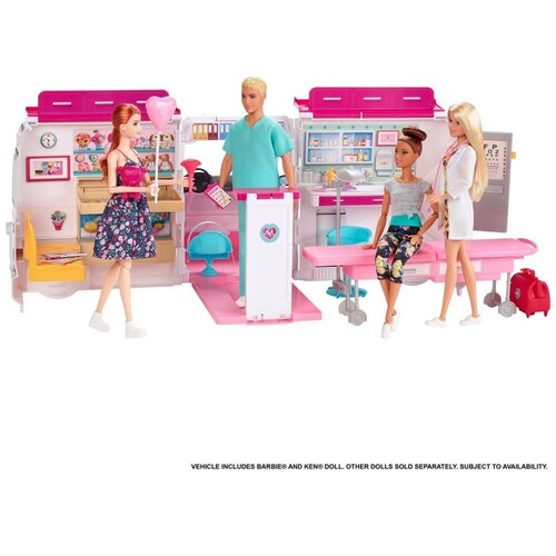 Barbie Hospital M&oacute;vil Doctor Y Enermera