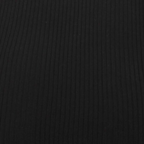 Suéter Negro Cuello Abierto Diseño de Punto City Femme