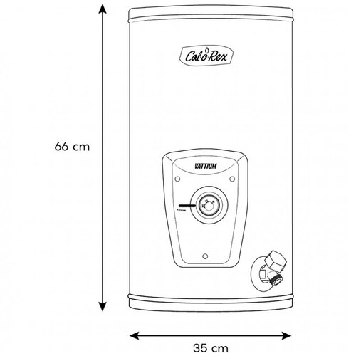 Calorex Depósito Eléctrico 41 Lt Vattium E-10 127V