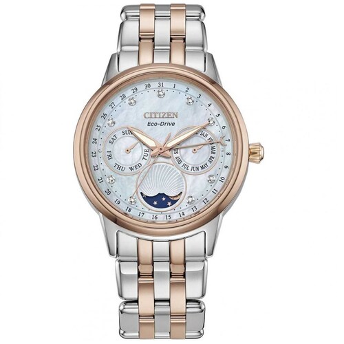 Reloj Citizen Ladies Calendrier Moon para Mujer Modelo Elo C061401