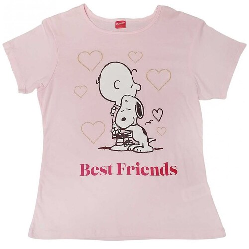 Pijama Playera Y Short Best Friends Snoopy