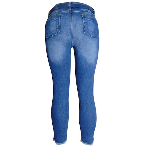 Jeans Skinny con Cinturón Berona