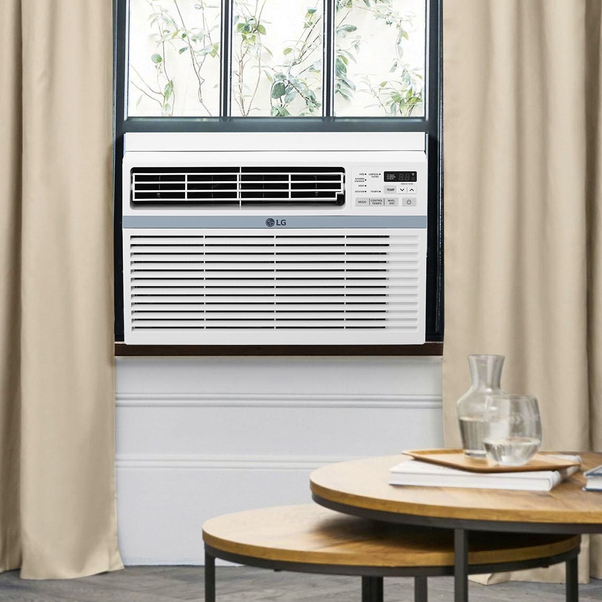 Aire Acondicionado de Ventana 12000 Btu Solo Frío 115 V W121Ce LG