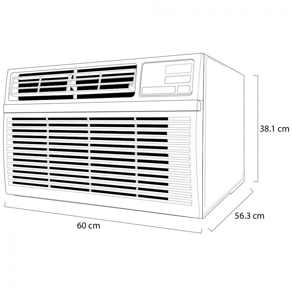 Aire Acondicionado de Ventana 12000 Btu Solo Frío 115 V W121Ce LG