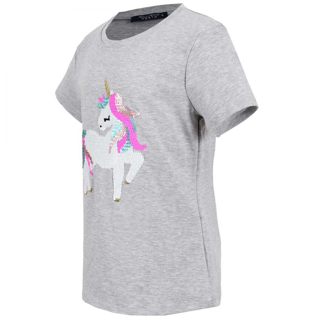 Playera Unicornio Hollywood North para Niña Modelo Hapna201207