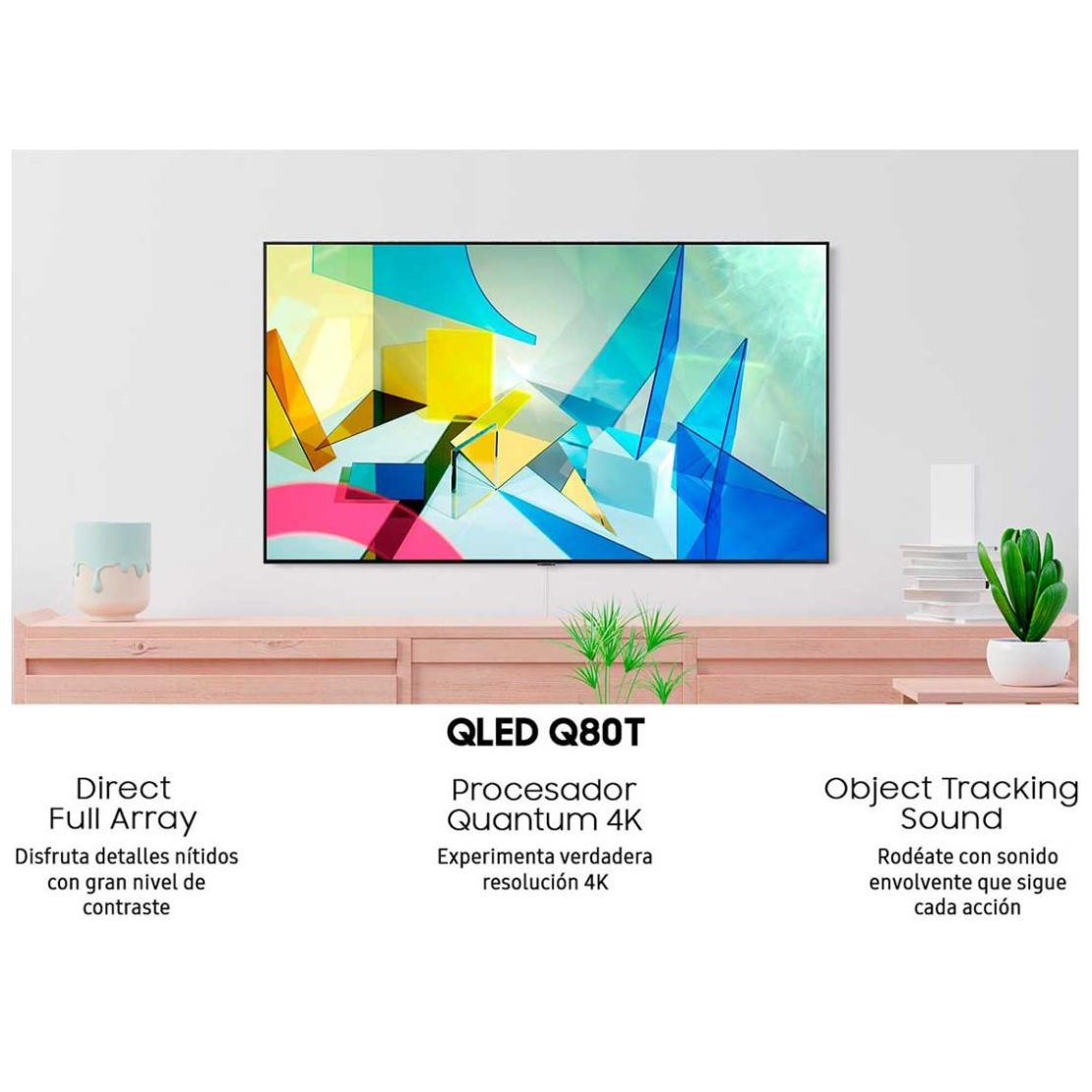 Pantalla 75" Qled Uhd 4K Qn75Q80Tafxzx Samsung