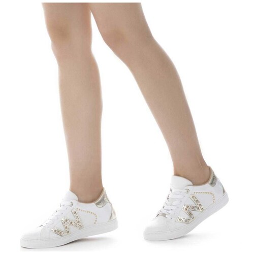 Tenis con Silueta Tipo Low Sport Color Blanco Combinado Westies