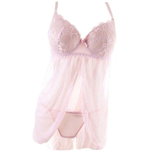Baby Doll Rosa de Encaje Couture
