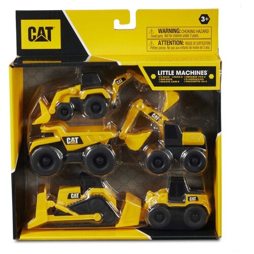 Set Maquinas Pequeñas  5 Pack de Construcción Cat