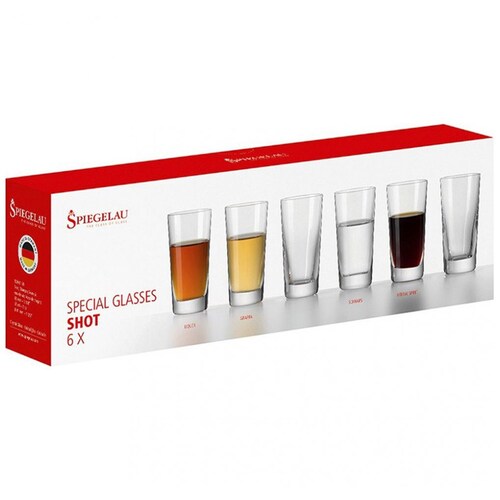 Juego de 6 Vasos Shot Special Glasses  Spiegelau