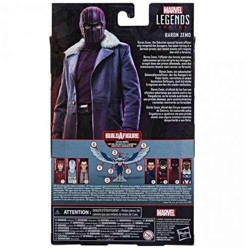 Marvel Legends Series Avengers - Barón Zemo de 15 Cm