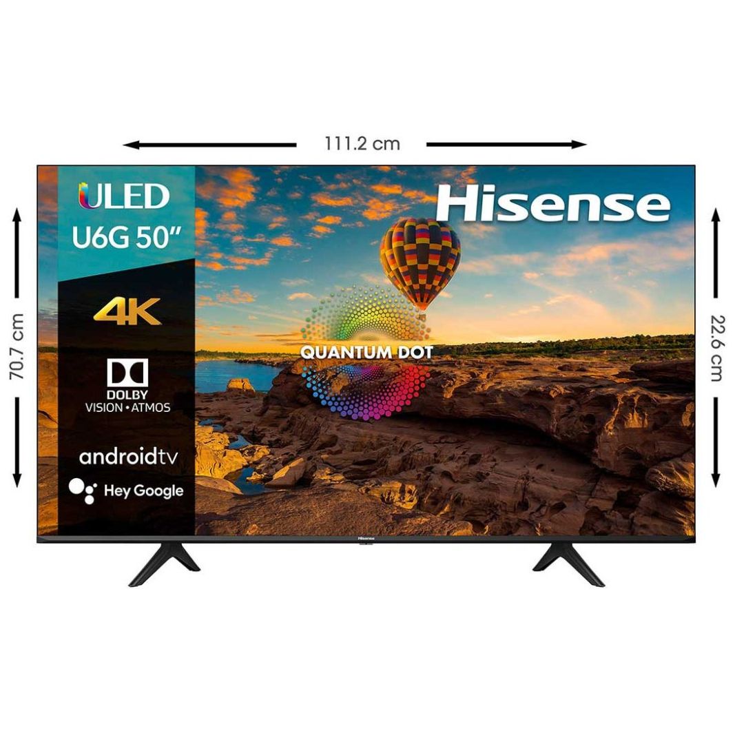 Pantalla Hisense 50" Uled U6 Tv (50U6G 2021)