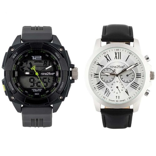 Set de Relojes Nine To Five para Hombre Modelo Elo Ads19Ccas19Y14