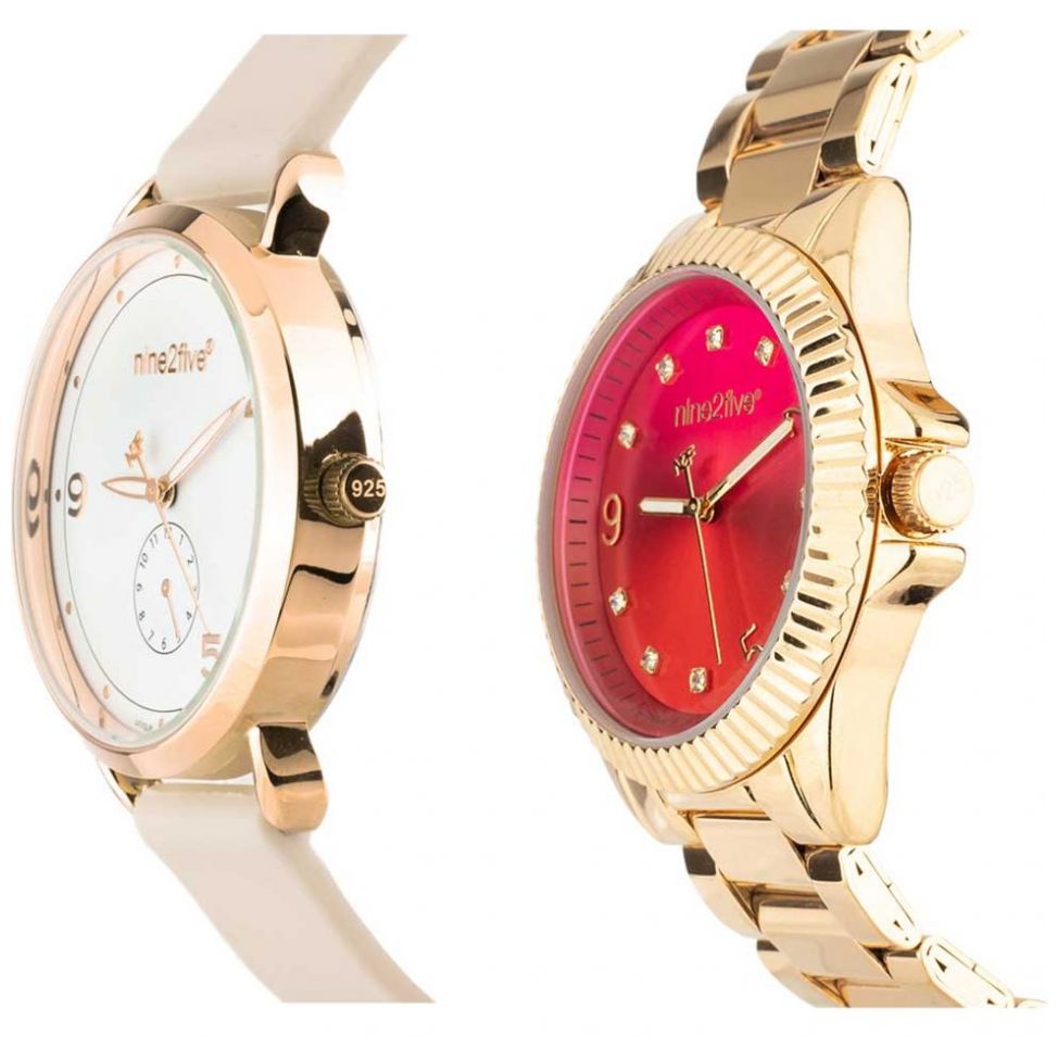 Set de Relojes Nine To Five para Mujer Modelo Elo Afw199Alms08