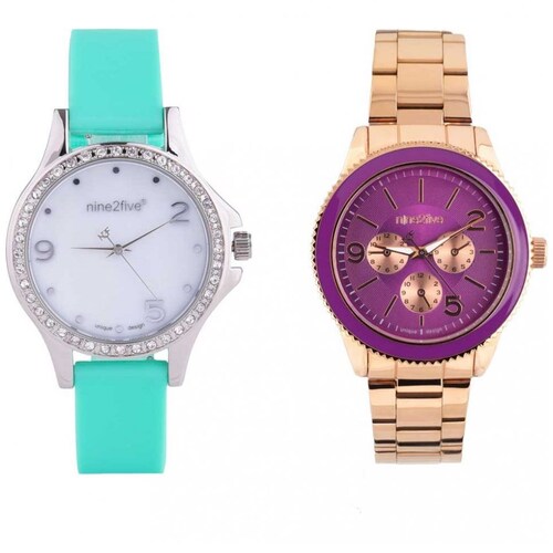 Set de Relojes Nine To Five para Mujer Modelo Elo Aqbc133Aita10
