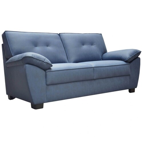 Sofá Danae Muebles Liz Tapizado en Tela Azul