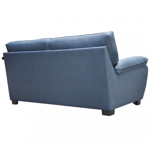 Sofá Danae Muebles Liz Tapizado en Tela Azul
