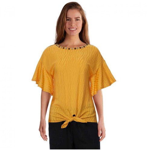 Blusa con Nudo Ruby Rd para Mujer