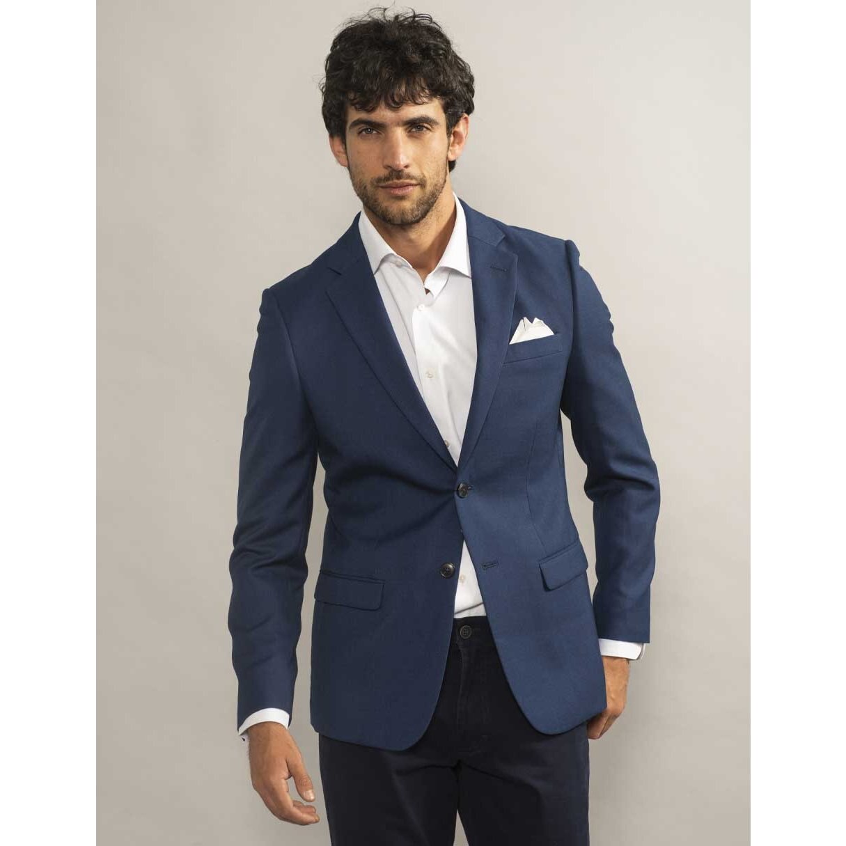 Saco Slim Fit para Caballero Manhattan Modelo Mhoi19Ame03-01