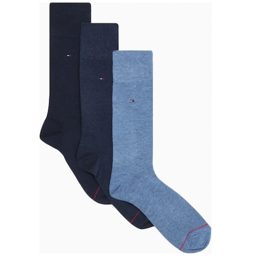 Calcet&iacute;n 3 Pack Casuales Tommy  Hilfiger Modelo Thm203Dr09I-004 para Caballero