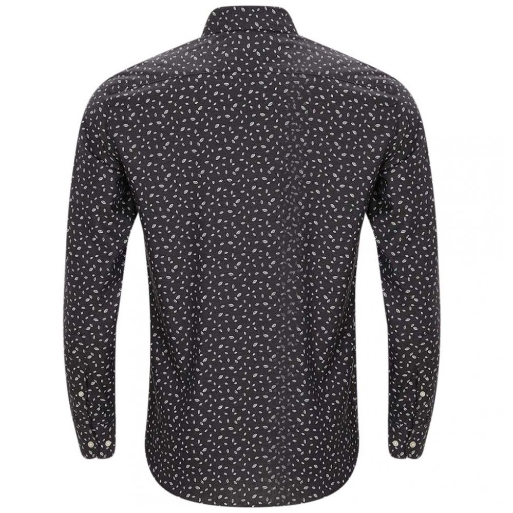 Camisa Estampada Gris Modelo C484 Carlo Corinto Sport para Caballero