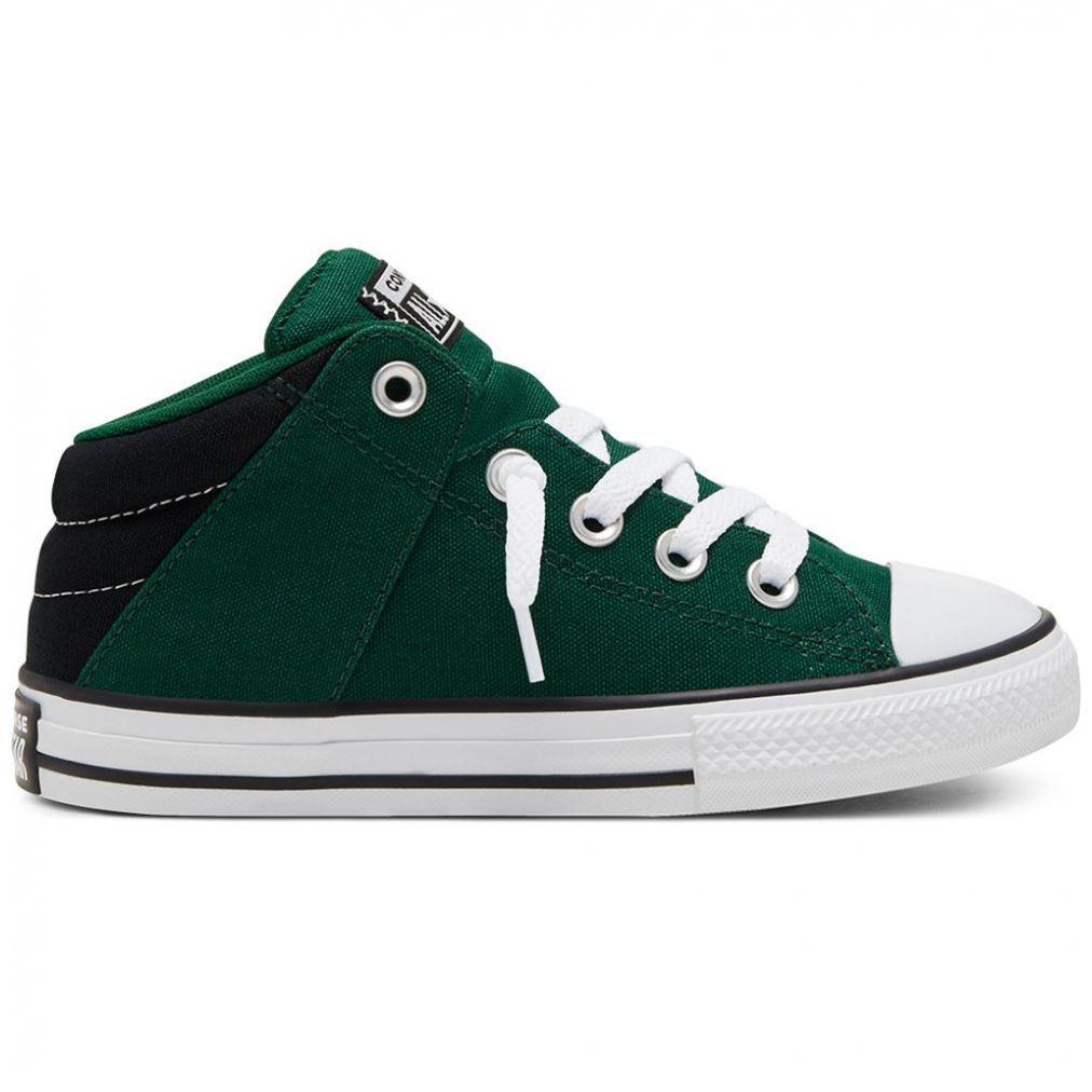Tenis Bota T-17-22.5 Converse Modelo 668438C Verde Combinado para Niño