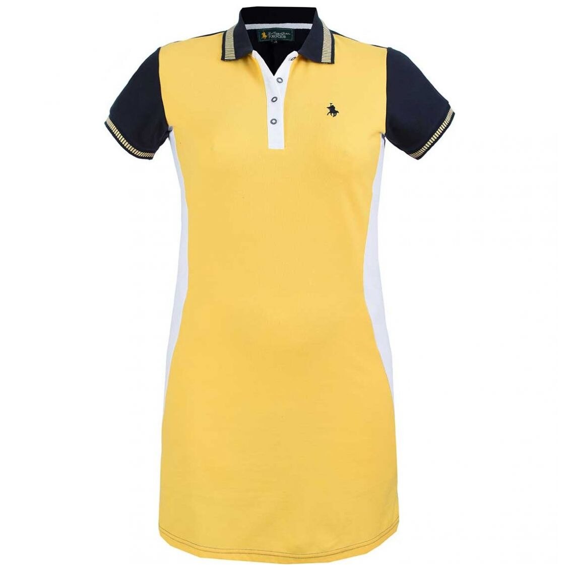 VESTIDO CUELLO POLO COMBINADO main image 1