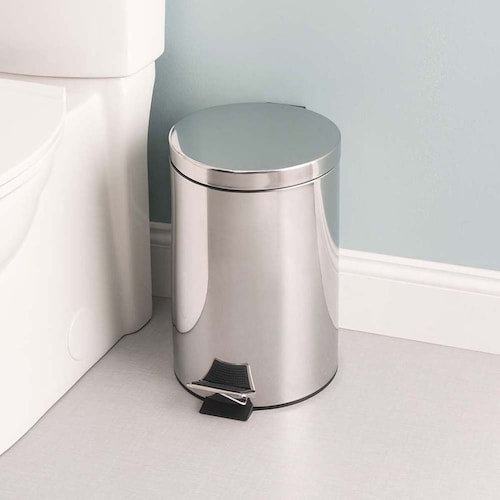 Bote para Basura con Pedal 12L Acero Inox Good &amp; Good