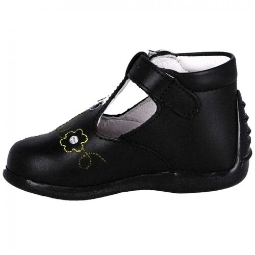 Zapato con Flor Ajuste-T 12-15 Negro Andanenes para Niña