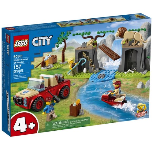 Lego City Rescate de la Fauna Auto Todoterreno
