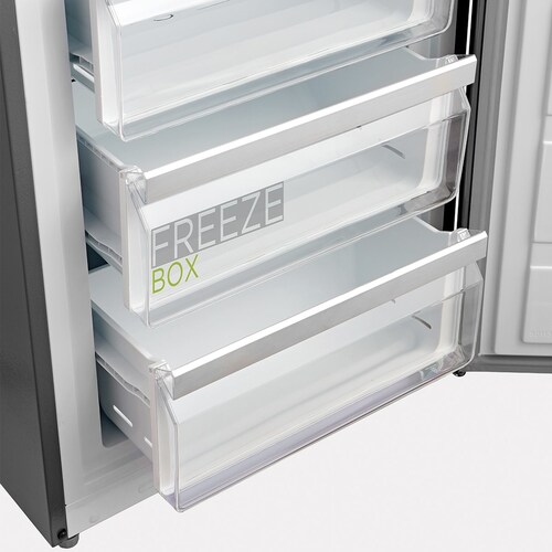 Refrigerador  Bottom Freezer Midea Inoxidable Antihuella 11 P Mdrb308Fgm04