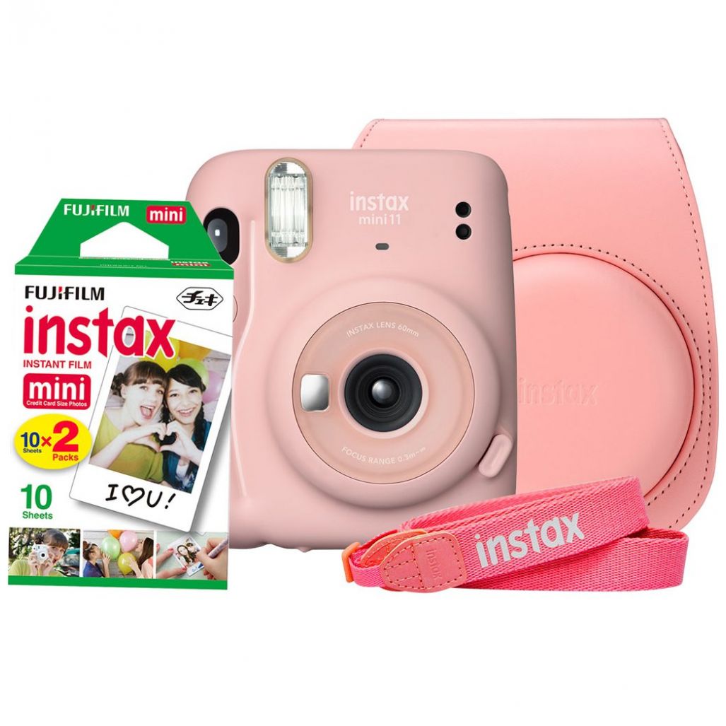 Instax Mini 11 Rosa Funda+ Pel&iacute;cula