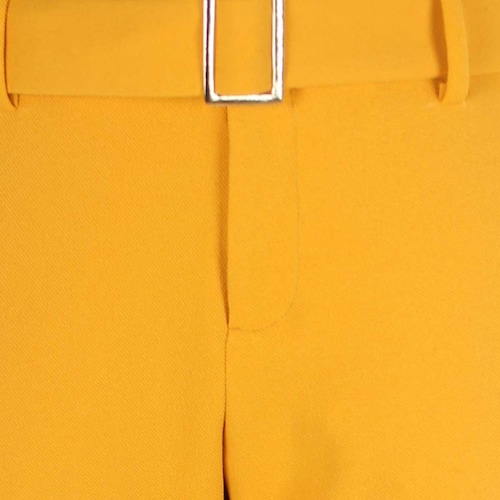 Pantalón Corte Cigarette Diseño con Cinturón City Femme