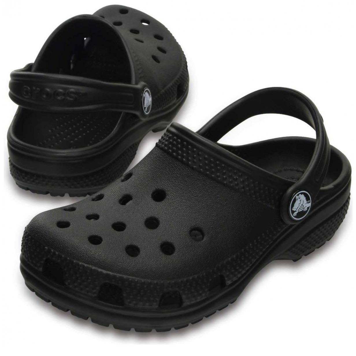 Sueco Classic Clog 15-23 Negro Crocs para Niño